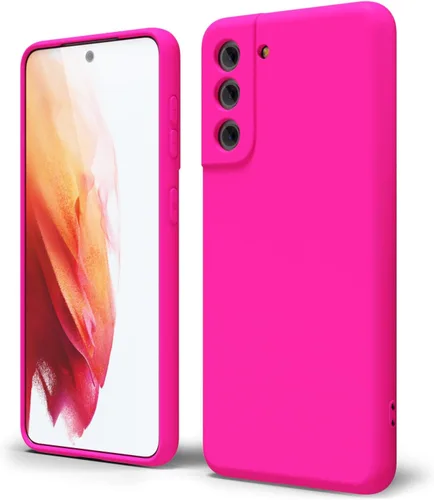 Miniatura 375 de oakxco Funda para teléfono Samsung Galaxy S21 Ultra con agarre de silicona líquida, bonita funda delgada y delgada de goma suave de TPU lisa