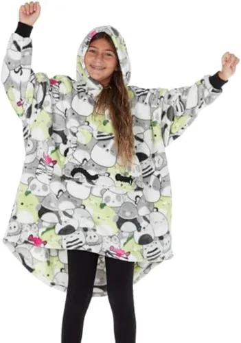 Miniatura 14 de THE COMFY Dream Squishmallows Oversized Wearable Blanket for Women and Kids, Ultrasoft Plush Light Microfiber Blankets
