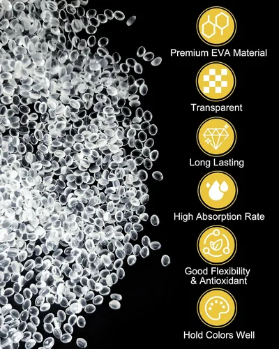 Miniatura 2 de Cuentas aromáticas sin perfume de 3 libras para frescos de automóvil, cristal de gel transparente sin fragancia, cuentas de EVA naturales hechas