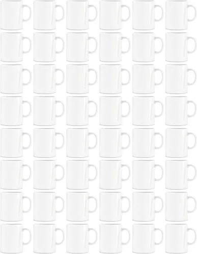 Miniatura 9 de BLUE RIBBON Tazas de café en blanco de sublimación blanca, chocolate caliente, tazas de cerámica, cacao caliente, juegos de tazas, paquete de regalo