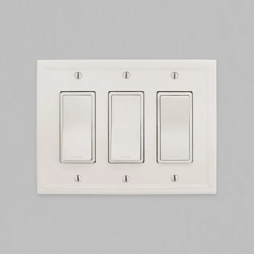 Miniatura 2 de Cubierta aislante para interruptor de luz, cubierta decorativa para enchufe, placa de pared. Blanco