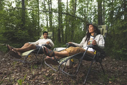 Miniatura 2 de GCI Outdoor Freeform Zero Gravity - Silla de campamento regular, color negro