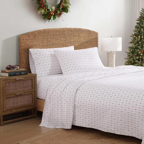 Miniatura 76 de Tommy Bahama - Juego de sábanas tamaño King, ropa de cama de percal 100% algodón con una sensación crujiente y fresca, sábanas con sábana bajera