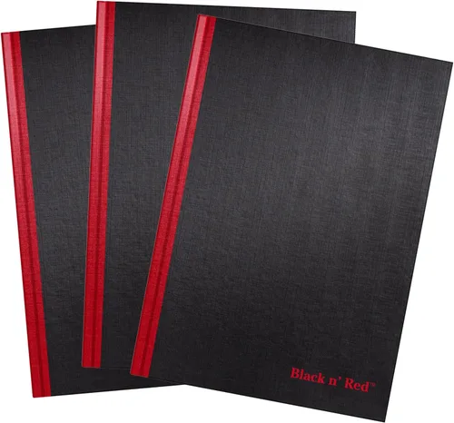 Miniatura 8 de Black n' Red - Cuaderno A5 con líneas sueltas