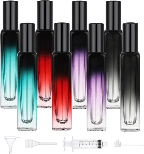 Miniatura 10 de Segbeauty Botella de perfume de viaje de 0.5 onzas líquidas, recargable, 2 atomizadores de perfume vacíos, dispensador de colonia portátil de 0.5