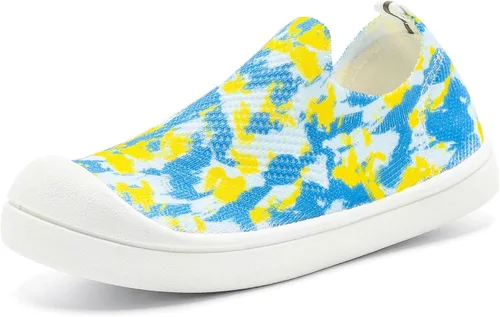 FYMANA Zapatos de bebé para caminar para niños pequeños, zapatos de malla ligera transpirable para niños y niñas, antideslizantes, zapatillas
