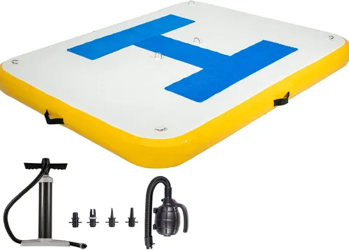 Miniatura 10 de VEVOR Inflatable Floating Dock Azul