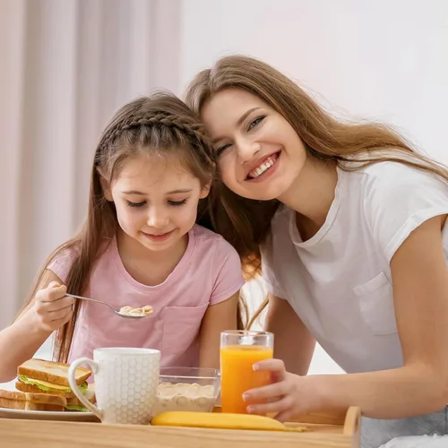 Miniatura 7 de Juego de cubiertos de acero inoxidable para niños de 8 piezas, 4 tenedores y 4 cucharas, bonitos juegos de cubiertos para niños con pulido de 8