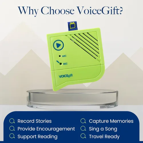 Miniatura 10 de Voicegift Voice-Over® Mini Grabadora de Voz para Marco de Fotos, Mini Grabadora de Voz con Reproducción de Audio y Grabadora Digital para Marco
