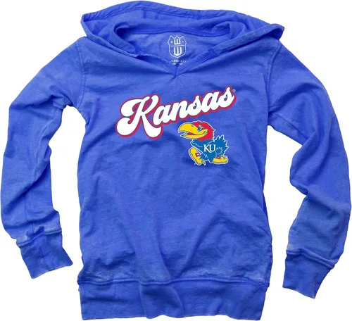 Miniatura 13 de Wes and Willy NCAA Camiseta con Capucha de Cuello en V para Niñas azul (Ucla bruins blue)