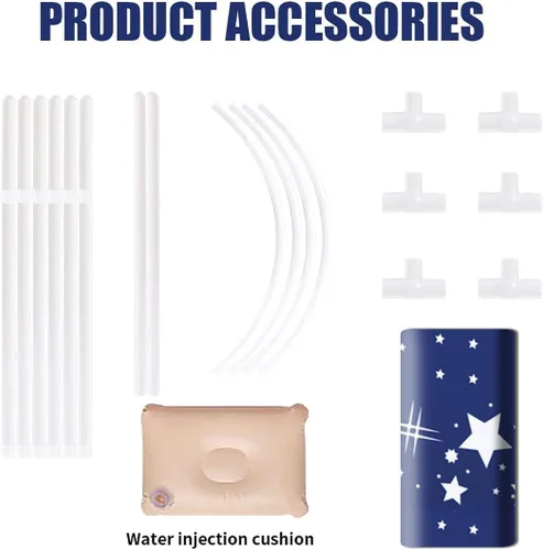 Miniatura 7 de BESTHLS Bañera Portátil para Adultos, Bañera Plegable Portátil para Baño de Remojo, Tina de Baño Ecológica para Cabina de Ducha (Azul Cielo Grande)