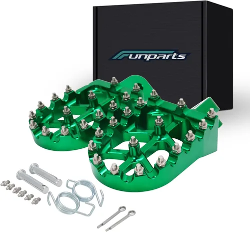 Miniatura 13 de Funparts Estriberas para Dirt Bike Estriberas de Motocicleta Pedales Reposapiés CNC para Apollo RFZ 125 DBX15 X18 X19 Tao Tao DB17 DB27 SSR