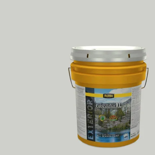 Miniatura 148 de Rodda Paint CASCADIA XL Pintura e imprimación satinada para exteriores en uno, cuarto de galón, azul playa norte
