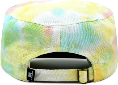 Miniatura 12 de The Hat Depot Cadet Military Army - Gorra de béisbol de algodón lavado con teñido anudado y algodón lavado básico y desgastado, gorra de algodón