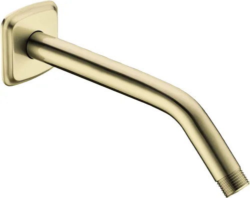 Miniatura 14 de TRUSTMI Brazo de ducha en ángulo con brida montado en la pared, tubo de extensión de repuesto curvado de 9 pulgadas para cabezal de ducha fijo
