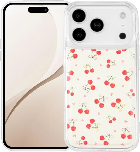 Miniatura 60 de Walli Fundas para iPhone 17 Pro, estética, magnética, compatible con cartera magnética y accesorios, bonita funda de piel vegana para iPhone 17 Pro