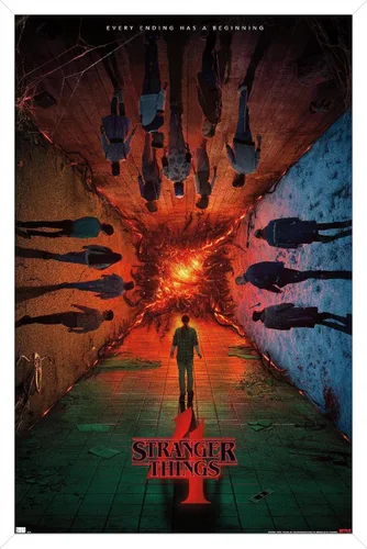 Miniatura 8 de Trends International Netflix Stranger Things: Temporada 4 - Póster de presentación con el grupo, para pared, de una hoja, 14.725 x 22.375 pulgadas