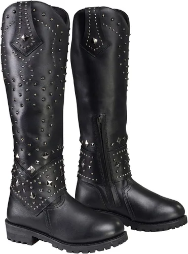 Miniatura 9 de Milwaukee Leather Botas de Motociclista de Cuero para Mujer de Rodilla a Altura de la Pierna Colección Premium MBL