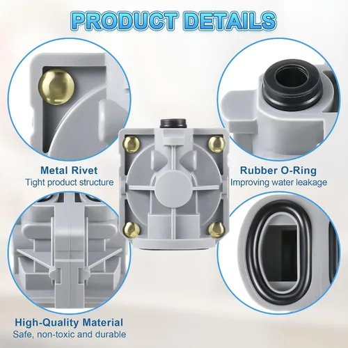 Miniatura 4 de Dreyoo 1 pieza de repuesto para cartucho de equilibrio de presión 974291, cartucho de bañera y ducha compatible con válvula de fundición profunda