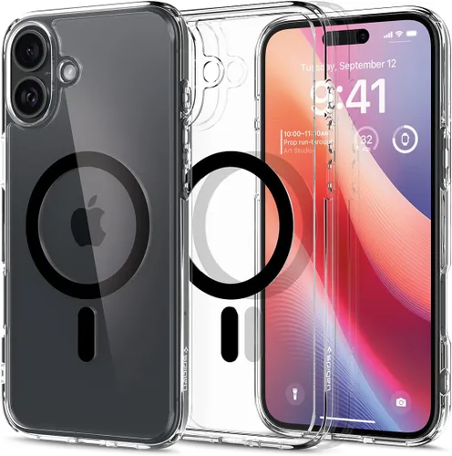Miniatura 312 de Spigen Funda para iPhone 13 Mini, ultra híbrida MagFit [antiamarilleo] [compatible con Magsafe] - Transparente