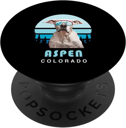 Miniatura 6 de Dogo Argentino Winter Ski Aspen Colorado Dog Lover PopSockets MagSafe PopGrip for iPhone