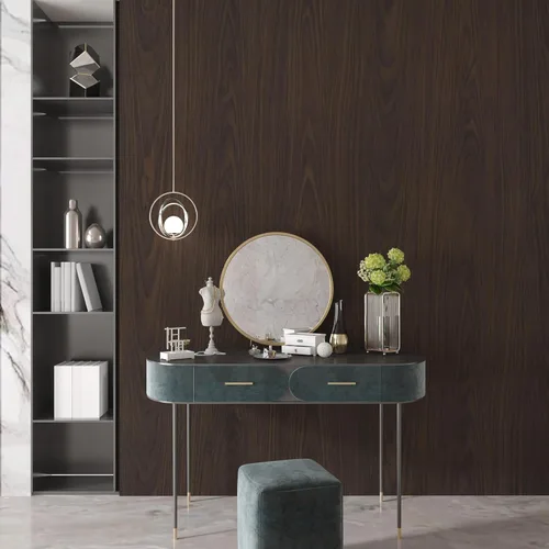 Miniatura 4 de BAYYA Papel de Grano de Madera de Nogal Marrón Oscuro Impermeable para Despegar y Pegar Papel Tapiz Adhesivo Decorativo para Muebles de Nogal Negro