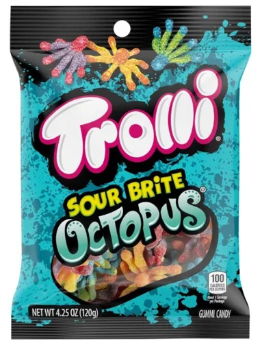 Trolli Sour Brite Crawlers (bolsas de 4 onzas) (paquete de 3)