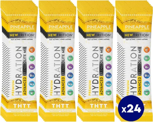 Miniatura 8 de Polvo de hidratación, paquetes de polvo de electrolitos, paquetes hidratantes con sabor natural para agua, electrolitos hidratantes de acción rápida