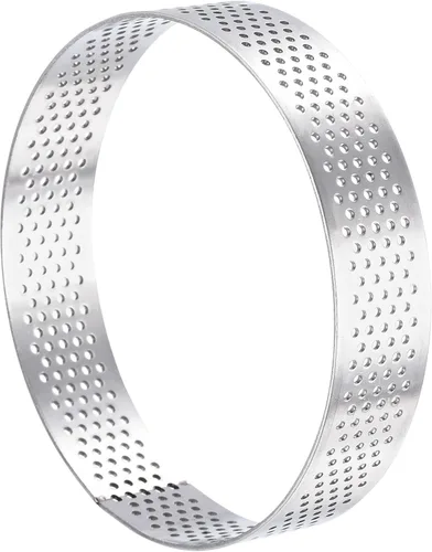Miniatura 8 de uxcell Anillos Pequeños de Acero Inoxidable para Pasteles, Anillo Perforado de Mousse para Pastel de Cocina Horneado Resistente al Calor, 2.5