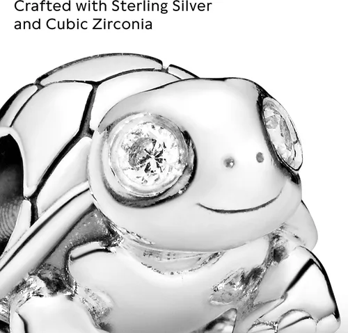 Miniatura 3 de PANDORA Joyería de tortuga parpadeante con circonita cúbica en plata de ley Metal Circonita cúbica
