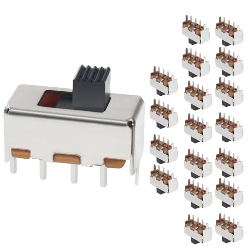 Miniatura 11 de CYT1107 - Interruptor deslizante vertical de 0.197 in de alto, 2 pines, 2 posiciones, panel SPDT 1P2T (paquete de 20)