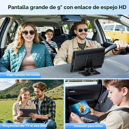 Miniatura 5 de Topexplore Carplay - Pantalla táctil portátil para automóvil, CarPlay inalámbrico de 9 pulgadas y actualización automática de Android