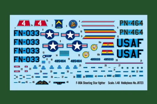 Miniatura 3 de Hobby Boss Kit de estrella fugaz F-80A