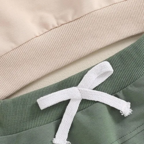 Miniatura 88 de BemeyourBBs Conjunto divertido de sudadera y pantalones de manga larga con letras divertidas para bebé niño y niño