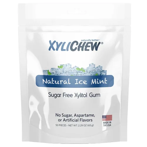 Miniatura 13 de Xylichew - Botes de goma de mascar 100% xilitol, sin OMG, gluten, aspartame y goma sin azúcar, cuidado bucal natural, alivia el mal aliento