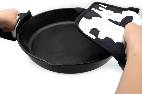 Miniatura 4 de Juego de 4 soportes para ollas extragrandes con estampado de vaca, agarraderas y almohadillas calientes para cocina con estampado de vaca