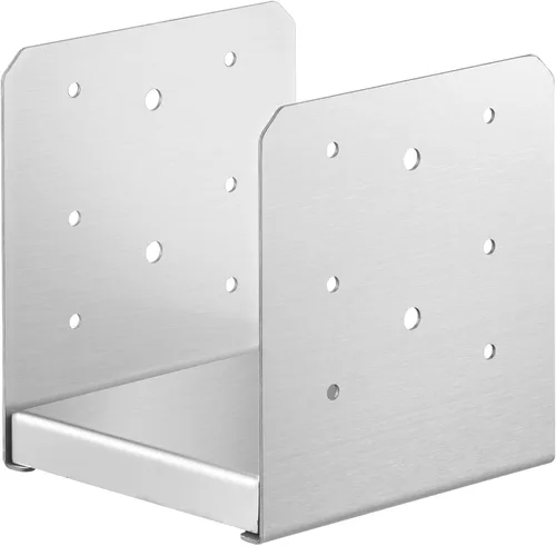 Miniatura 12 de VEVOR Base de Poste de 6" x 6", 10 Piezas Soporte de Anclaje de Poste Ajustable de Acero Inoxidable (Interno 5.9 x 5.5"), Base de Poste Ajustable