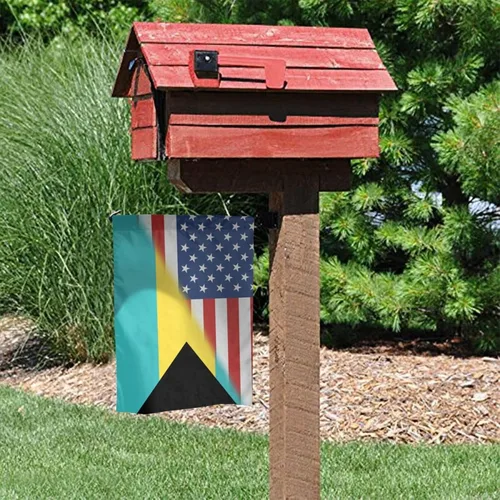 Miniatura 3 de Bandera de las Bahamas de Estados Unidos para el jardín, 12 x 18 pulgadas, pancartas verticales, cartel de doble cara para decoración del hogar