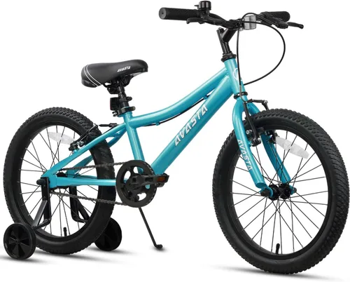 Miniatura 11 de AVASTA Bilbo - Bicicleta infantil de 18 20 pulgadas para niños y niñas de 5 a 10 años, estilo retro, de acero de alto carbono, con manillar