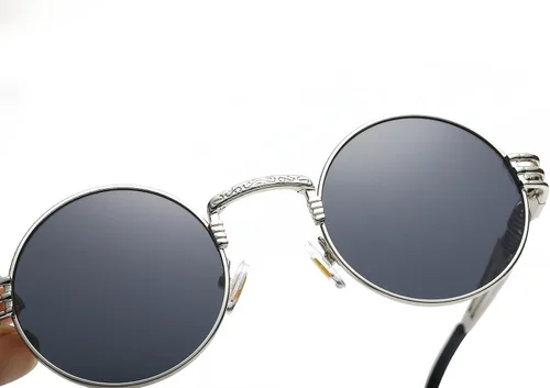 Miniatura 64 de Dollger Gafas de sol redondas Steampunk con marco de metal