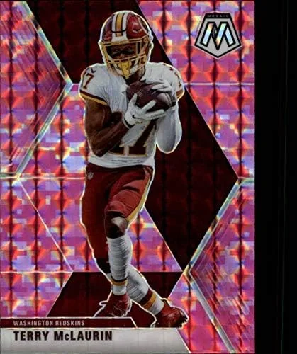2020 Mosaic Football Prizm Camo Pink #198 Terry McLaurin Wash Football Team Official Panini NFL Trading Card