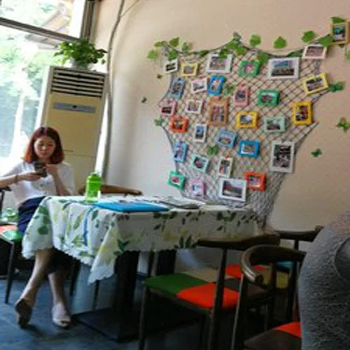 Miniatura 5 de Perfect 4U 40 piezas blanco decoración del hogar, 4 x 6 pulgadas, papel de fotos Flim DIY pared marco colgante álbum álbum cuerda+clips conjunto