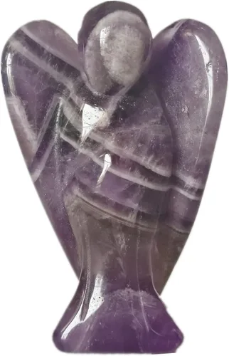 Miniatura 10 de Estatua de ángel guardián de oración de cristal curativo de cornalina natural, 2 pulgadas, tallado en bolsillo, figuras de piedra de palma