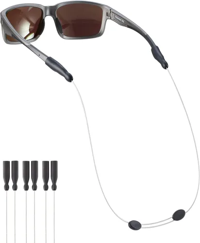 Miniatura 10 de Correa para lentes de sol, correa ajustable sin cola, lentes y correas de cable, soportes para lentes alrededor del cuello, cordón para hombres