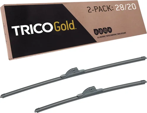 Miniatura 66 de TRICO Gold 21" + 19" Juego de 2 limpiaparabrisas de repuesto automotriz de primera calidad, limpiaparabrisas de haz para lado del pasajero