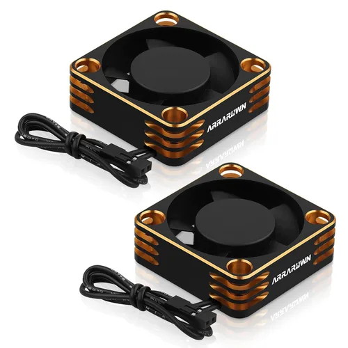 Ventilador de refrigeración para motor de automóvil a control remoto, paquete de 2 unidades de 28000 rpm, ventilador de enfriamiento ESC sin