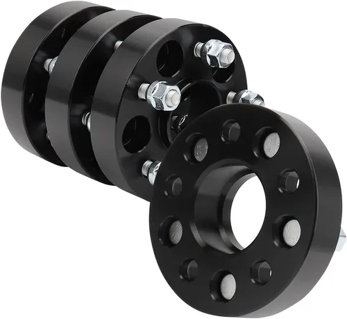 Miniatura 23 de IRONTEK Espaciadores de rueda de 4 x 4 pulgadas, espaciadores forjados de 1 pulgada con orificio de cubo de 2.598 in, pernos de 1/2 pulgadas x 20