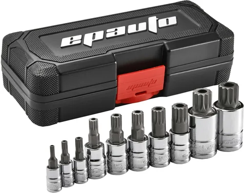 Miniatura 9 de EPAuto Juego de 10 piezas XZN triple cuadrado de brocas