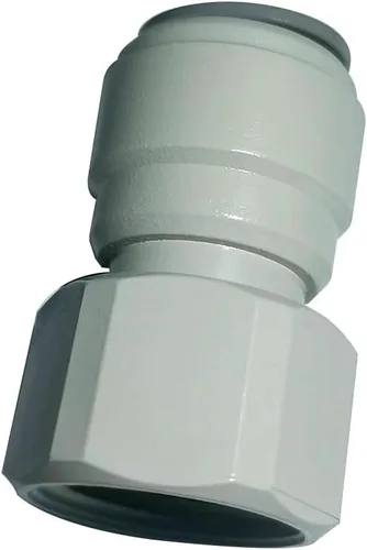 Miniatura 20 de Accesorios de tubo de copolímero de acetal de 1/2" OD, conector de mamparo, empuje para conectar para piezas del sistema de filtro de agua RO