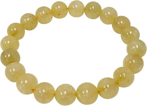 Miniatura 201 de Gem Avenue Handmade Round Bead Stretch Bracelet Unisex Natural Stone Beaded Jewelry for Men & Women, Elastic Wristband for Daily Wear